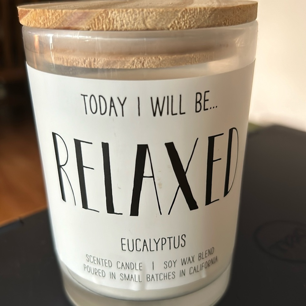 NWOT Leoben Company!!!soy blend eucalyptus candle